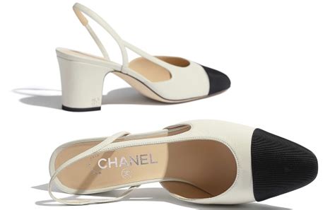 chanel scarpe bianche e nere|Chanel: le slingback bicolore sono le scarpe più .